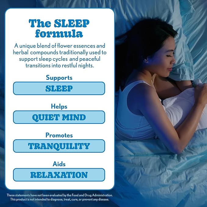 Barlean's Mood Booster Supplement Sleep Liquid Drop Supplement for Men and Women Magnesium and Melatonin Adaptogen Herbs Drops 1.5 oz