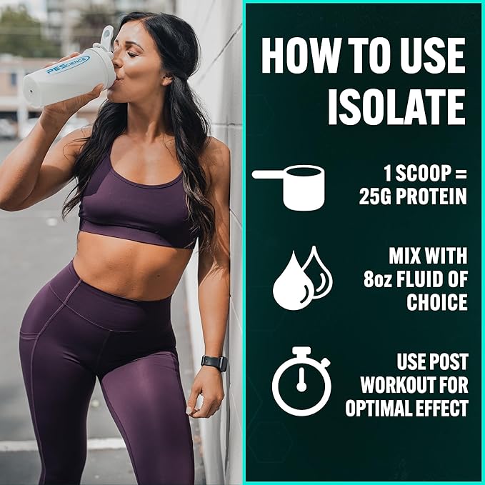 PEScience Isolate Whey Protein Powder Gourmet Chocolate 27 Servings 100% Whey Protein Isolate Low Carb Fast Absorbing Post Workout Shake for Men and Women