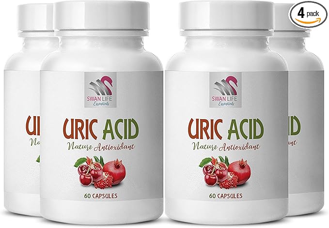 bromelain Supplement - URIC Acid Natural ANTIOXIDANT - Turmeric Capsules - Pomegranate Extract - 4 Bottles 240 Vegetable Capsules