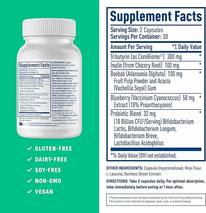 NativePath Synbiotic and Collagen Peptides 45 Bundle