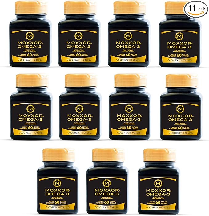 Omega 3 New Zealand Green Lipped Mussel Oil Soft gels for Joint Support and Mobility Heart and Immune Support No Fishy Aftertaste 11-Pack 660Soft gels 2-Soft gels Per Day 330 Day Supply