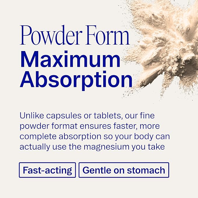 Ora Organic Magnesium Complex Powder Supplement - 4-in-1 Magnesium: Glycinate Taurate Malate &amp Citrate | Vegan Gluten-Free | Tangerine Flavor | Calm Support for Sleep Stress &amp Muscles | 30