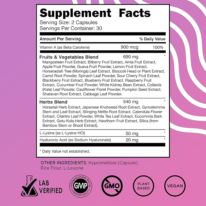 Vital Vitamins Multi Collagen Pills (150 ct) + Vegan Collagen Booster (60 ct)