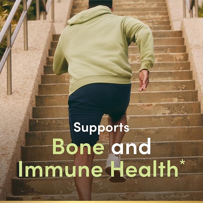Nature's Bounty Calcium 1200 mg with Vitamin D3 Bone Health &amp Immune Support Vitamin D3 1000 IU 220 Softgels (Pack of 2)