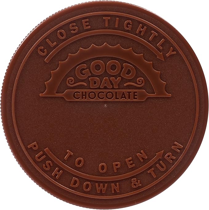 Good Day Chocolate Natural Calming Supplement for Kids Blend of Camomile L-Theanine Fair Trade and Non-GMO Chocolate 50 Pieces