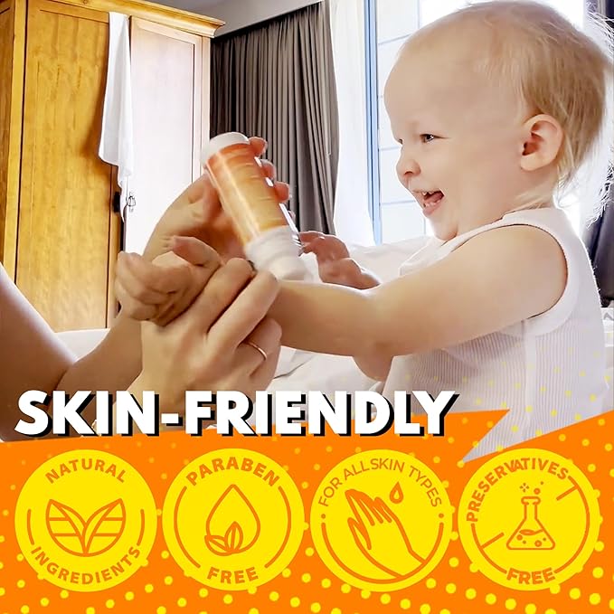 VAL Kids Relaxation Bundle | Magnesium Roll-On (3oz) + Magnesium Oil Spray (4oz) | Calm &amp Mood Support with Chamomile &amp Shea Butter | USA Made