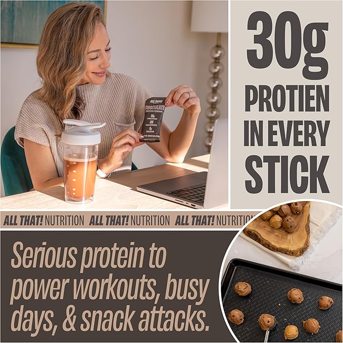 Protein Powder Packets - Whey Protein Stick Packs Variety Pack (9) Single Serve Vanilla Chocolate &amp Chocolate Peanut Butter Low Calorie 0g Sugar Soy-Free &amp Gluten-Free