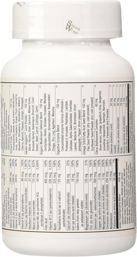 Alive! Max Potency Multi-Vitamin 90 VCAPS