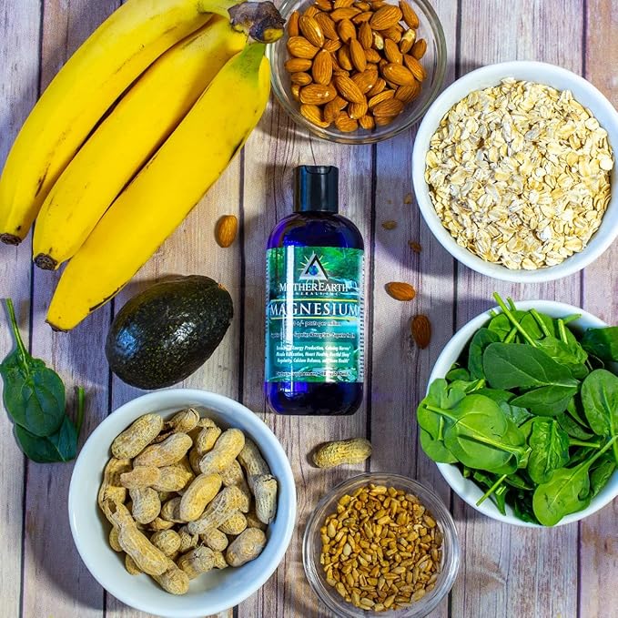 Mother Earth Minerals Ionic Liquid Magnesium Supplement – High Absorption Angstrom Magnesium Mineral Drops for Electrolyte Balance Hydration Muscle Relaxation &amp Nerve Support 8 oz