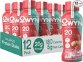 OWYN Only What You Need Strawberry Banana Flavored Protein Shake 20g Protein 4g Sugar 3g Fiber Dairy Free Plant Based Protein Drink 12 Count