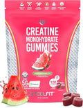 SteelFit Creapure Creatine Monohydrate Gummies for Men &amp Women Juicy Watermelon - Gym Workout Nutritional Supplements for Muscle Gain Brain Health &amp Strength Building Dietary Supplement 120