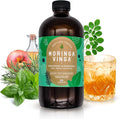 Organic Spearmint &amp Rosemary Moringa Infusion – Daily Herbal Tonic with Apple Cider Vinegar Honey | Supports Mental Clarity &amp Circulation | Non-GMO 16 oz