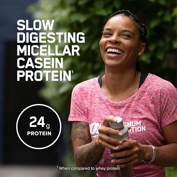 Optimum Nutrition Casein Powder Chocolate Peanut Butter 4 Pound