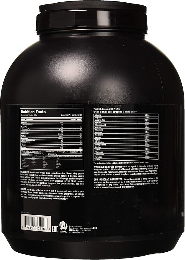 Animal Whey Isolate Whey Protein Powder – Isolate Loaded for Post Workout and Recovery &amp Fury Pre Workout Powder Supplement for Energy and Focus 5g BCAA 350mg Caffeine Nitric Oxide