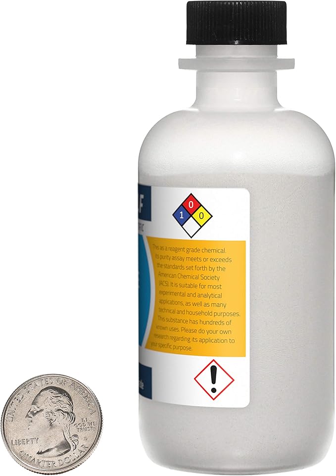 Calcium Phosphate Tribasic / 1 Pound / 8 Bottles / 99.9% Pure ACS Reagent Grade/Fine Powder