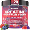 Creatine Monohydrate Gummies for Men &amp Women with L-Carnitine &amp Taurine – Pre-Workout Supplement for Muscle Strength Energy Boost – Sugar Free Vegan Berry Flavor Chewable Gummy 120 Count