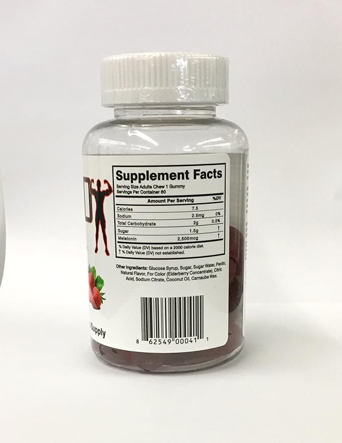 Melatonin Gummies Now 50% more MADE in the USA Hollywood Supps