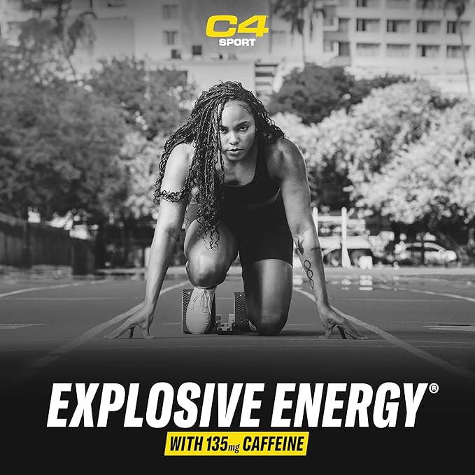 Cellucor C4 Sport Pre Workout Powder Watermelon - NSF Certified for Sport + Preworkout Energy Supplement for Men &amp Women - 135mg Caffeine + Creatine Monohydrate - 30 Servings