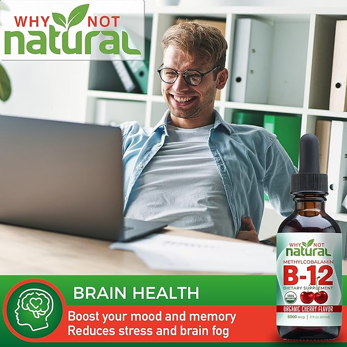 Organic Liquid Zinc and Vitamin B12