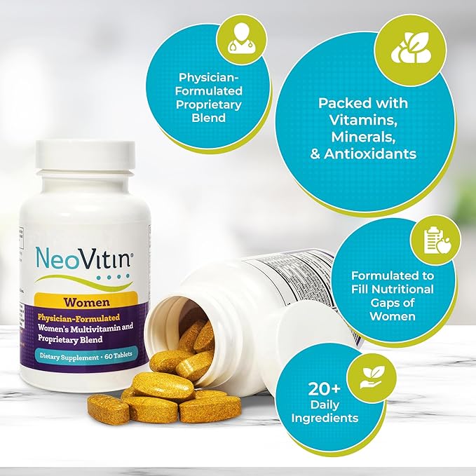 Multivitamin for Women with Green Tea Extract and Asian Ginseng (60 Count)