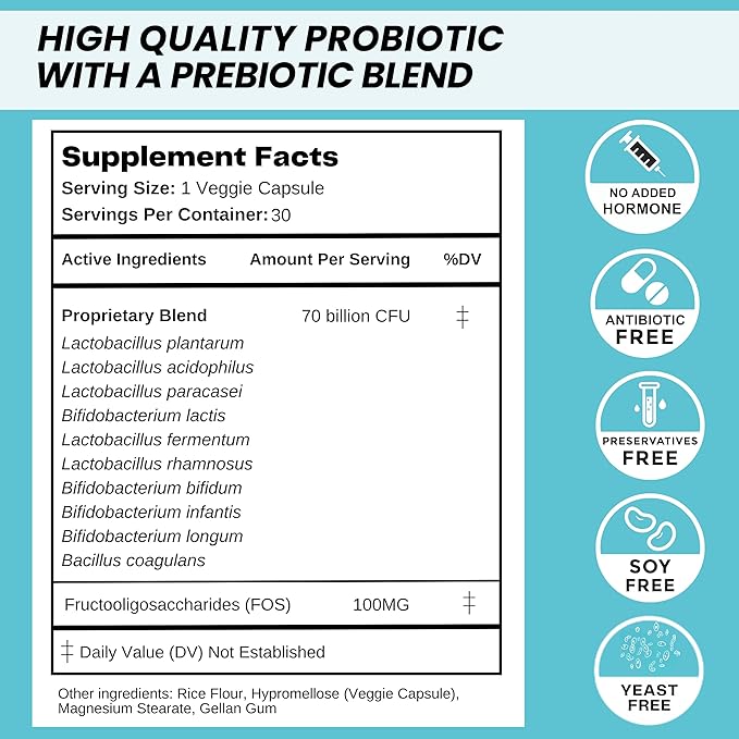 Nature's Base Turmeric &amp Ginger 60 ct + Probiotics 70 Billion CFU 30 ct