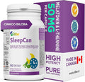 SleepCan Capsules 5mg Melatonin with Phosphatidylserine and L-Theanine Pack of 90 Sleep-Wake Cycle Support Supplements Serving Size: 1 Capsule Once Daily