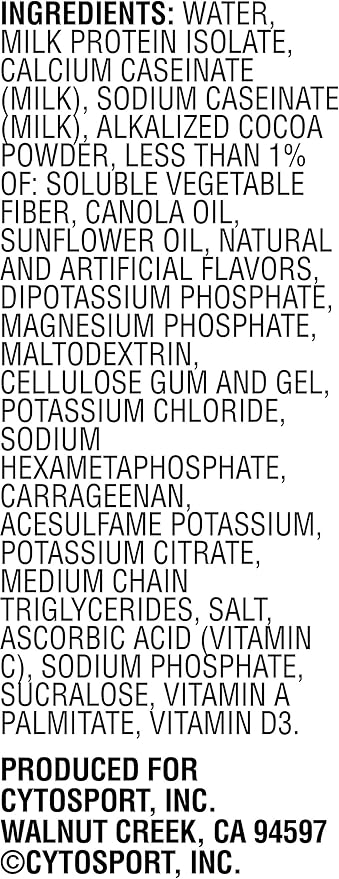 Muscle Milk Genuine Protein Shake Chocolate 25g Protein 11 Fl Oz (Pack of 4)