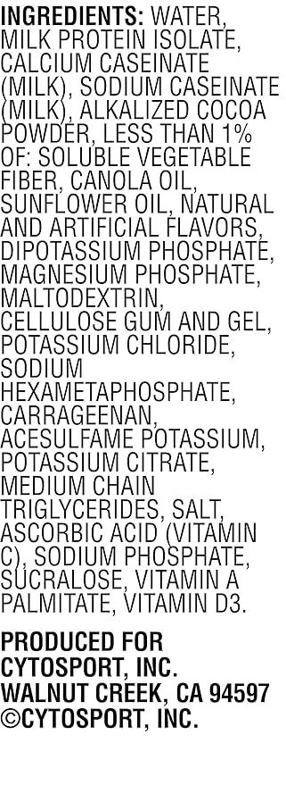 Cytosport Muscle Milk Genuine Ready-to-Drink Supplement Chocolate 11 Fl Oz (Pack of 4)