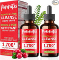 Kidney Cleanse Detox &amp Repair Drops Pack 2 – Chanca Piedra Stone Breaker Formula with Cranberry Artichoke &amp Milk Thistle – Liver Urinary Tract &amp Bladder Support – Mixed Berry Flavor