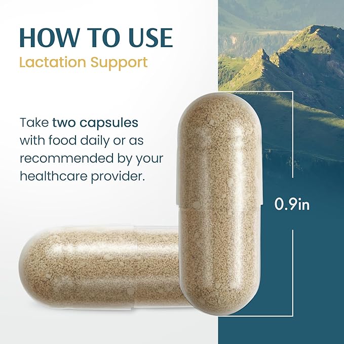 Vykee Nutrition Lactation Support 1300 mg - Herbal Milk Production Supplement for Nursing and Postpartum Wellness - Supports Immunity and Daily Balance - 180 Vegan Capsules