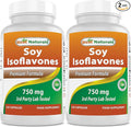 Best Naturals Soy Isoflavones 750 mg 120 Capsules (120 Count (Pack of 2))
