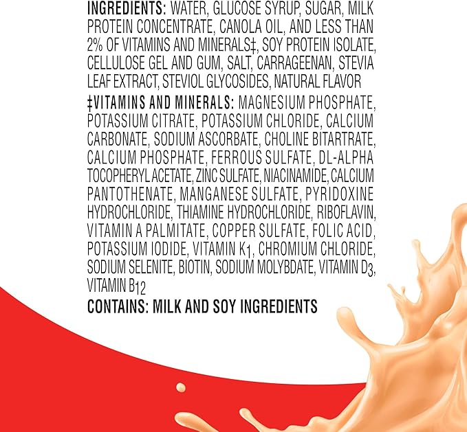 BOOST Original Ready to Drink Nutritional Drinks Peaches &amp Creme 8 Fl Oz (Pack of 24)