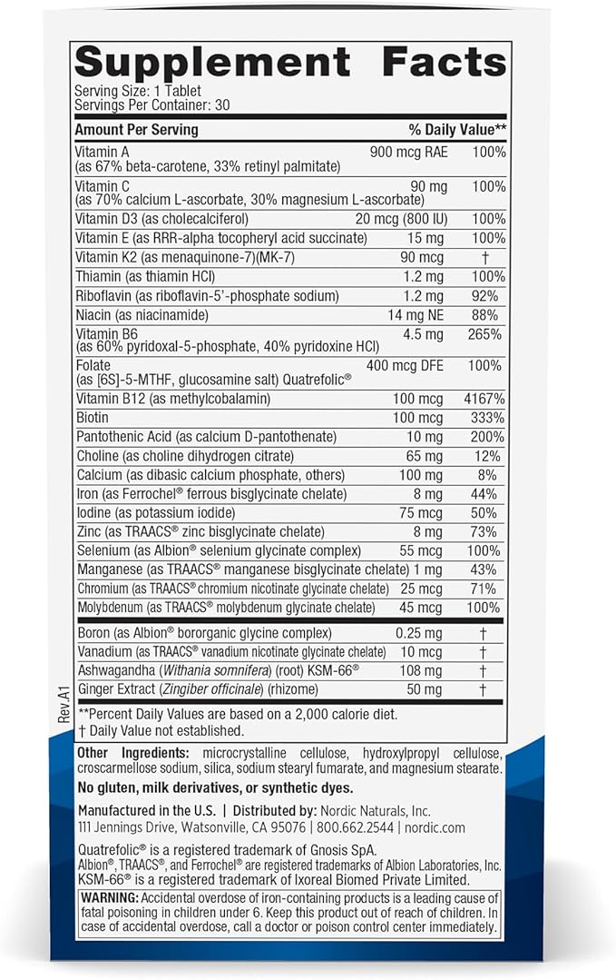 Nordic Naturals Starter Pack - Women's Multivitamin One Daily Ultimate Omega