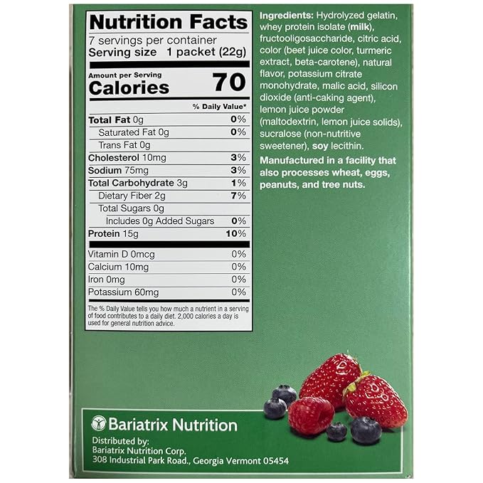 PROTIFIT - High Protein Berry Blast Fruit Drink 2 Pack 15g Protein Low Calorie Sugar Free Ideal Protein Compatible 7 Servings Per Box (2 Pack)