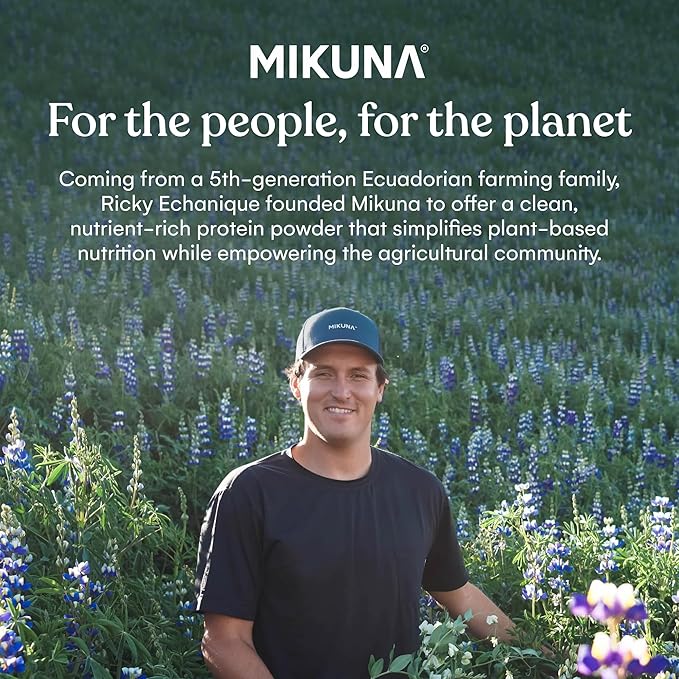 Mikuna Vegan Protein Powder (Unflavored 15 Servings) - Plant Based Chocho Superfood Protein - Dairy Free Protein Powder Packed with Vitamins Minerals &amp Fiber - Gluten Keto &amp Lectin-Free