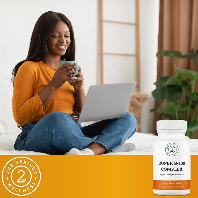 Wellness Bundle - Brain Support Complex Super B-100 Complex and Vitamin D3 + K2