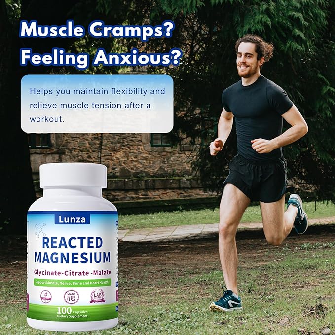 Magnesium &amp Potassium (100 Capsules) - 300mg Chelated Magnesium Glycinate Malate Citrate - Supports Better Sleep Stress Reduction and Muscle Relief