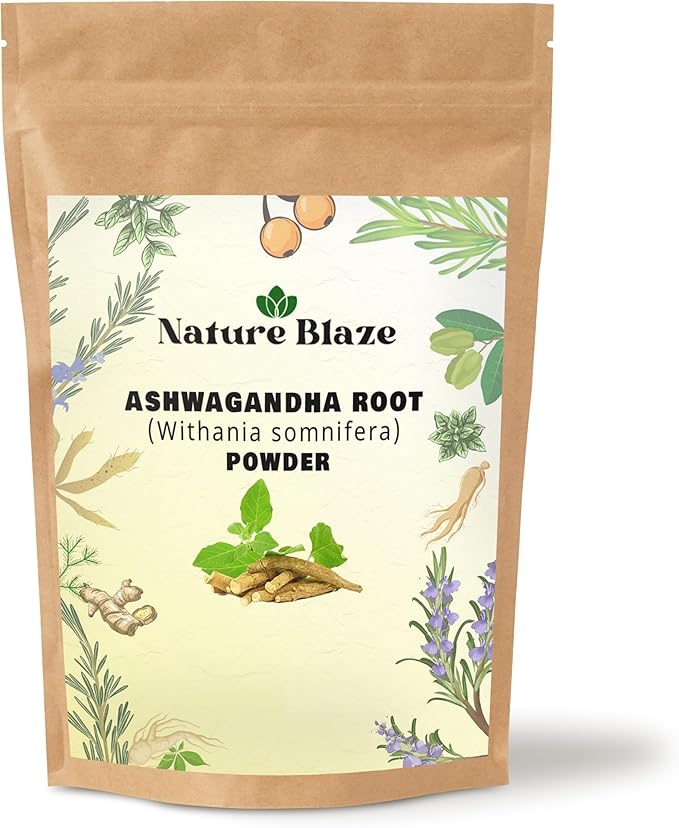 Ayurvedic Indian Ashwagandha Powder 14.1 Oz (400 Gm/0.8 lb)