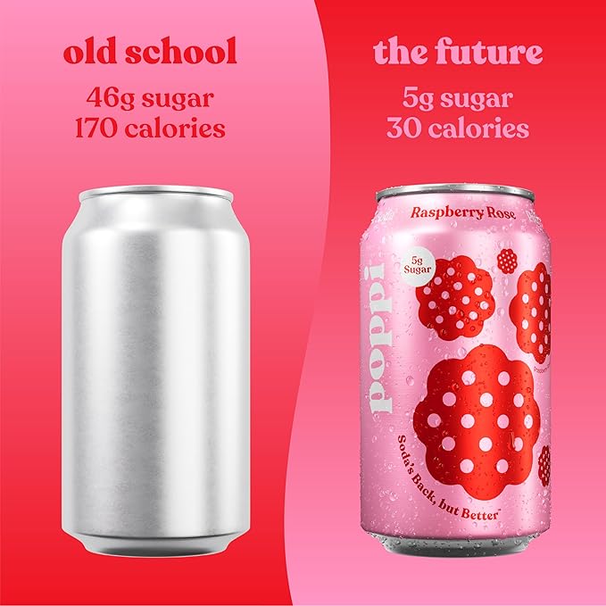 Poppi Sparkling Prebiotic Soda Beverage with Apple Cider Vinegar Seltzer Water and Fruit Juice Short List Variety Pack 12 Fl Oz Pack of 12 Packaging May Vary
