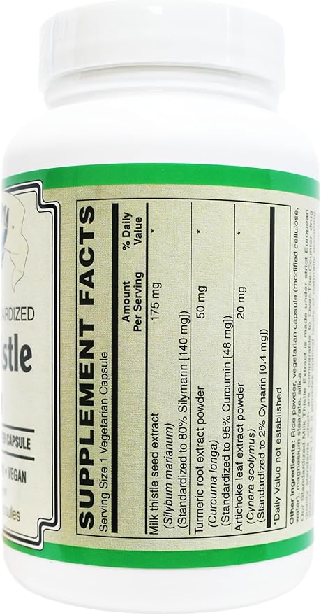 Milk Thistle Extract-Plus 175 Mg Capsules.
