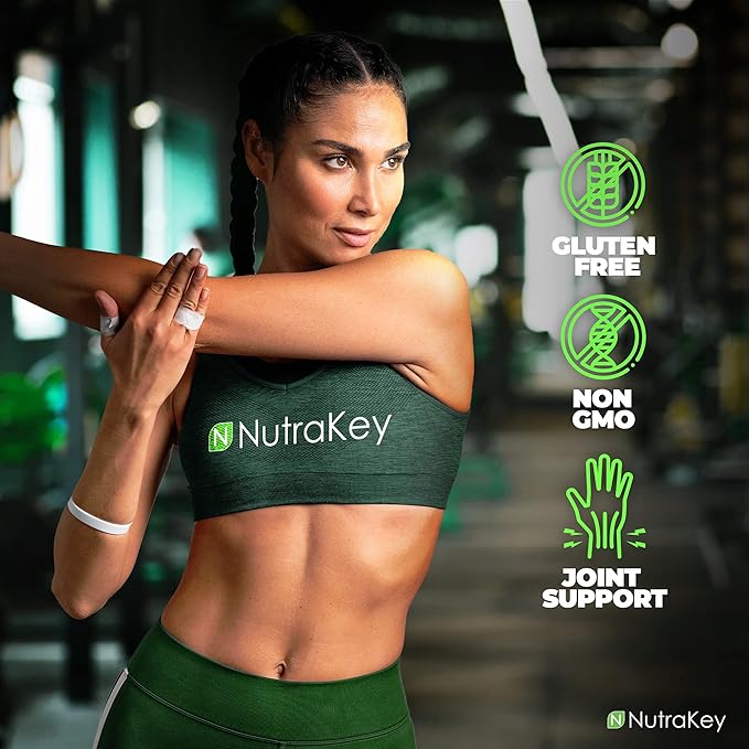 NutraKey Innoflex Glucosamine with Chondroitin Msm Hyaluronic Acid and Collagen 1500mg