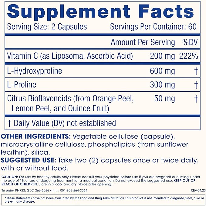 ProHealth Pro Collagen Activator Triple Third-Party Lab Tested 120 Capsules