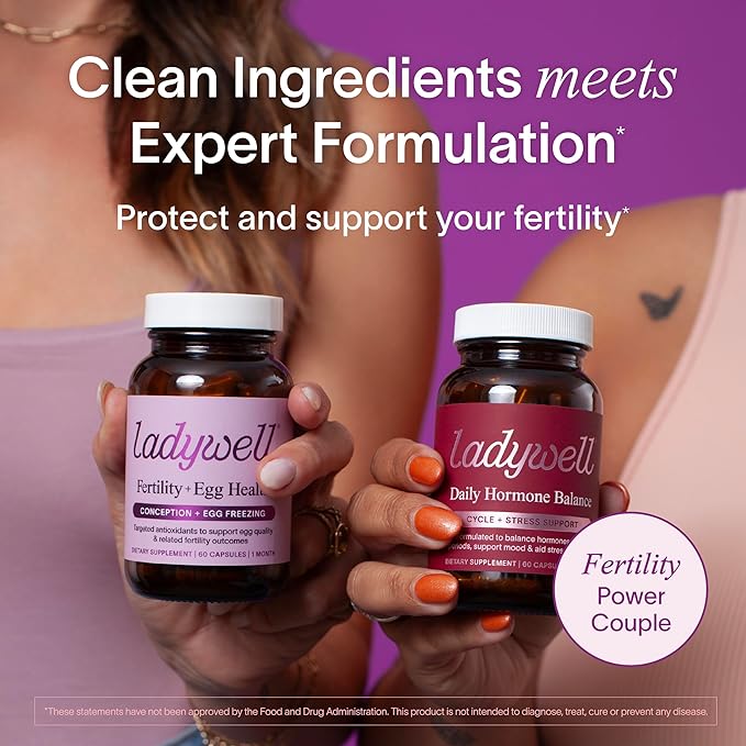 Ladywell Fertility &amp Egg Health + Topical Magnesium Oil Spray