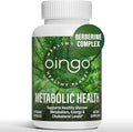 Metabolic Health Supplement 120 Veggie Capsules Supports Glucose Metabolism and Energy Support with Berberine Turmeric Banaba Leaf