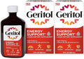 Geritol Liquid Vitamin and Iron Supplement Energy Support Contains High Potency B-Vitamins and Iron Pleasant Tasting Easy to Swallow No Artificial Sweeteners Non-GMO 12 Oz 2 Pack