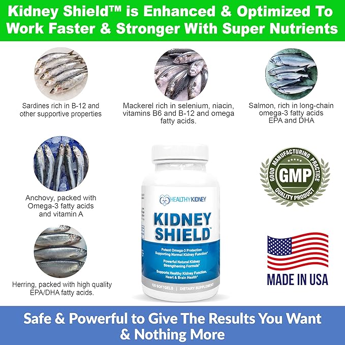 Kidney Restore &amp Kidney Shield 2-Pack Bundle for Kidney Cleanse Support Kidney Function Renal Health and More