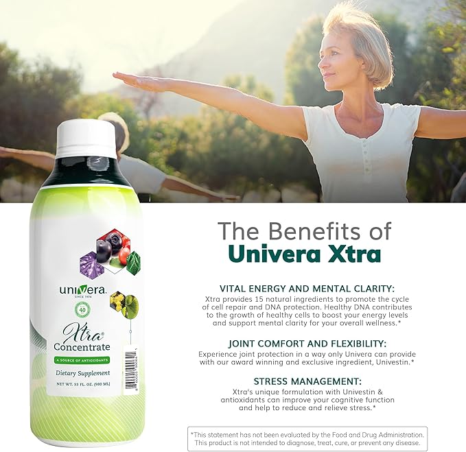 Xtra Concentrate Vitamin B Complex Vital Energy 15 All-Natural Ingredients Manage Stress Improve Joint Health Enhanced Antioxidant Protection Liquid 30-Day Supply 33oz Bottle