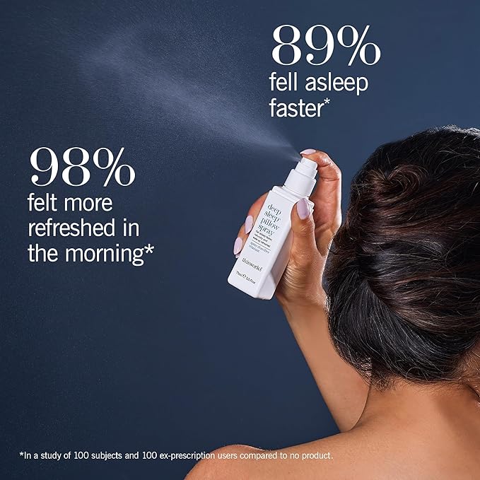 This Works Deep Sleep Pillow Spray with Lavender Vetivert &amp Chamomile – Natural Aromatherapy Sleep Mist for Bedtime Relaxation 75ml / 2.5 fl oz