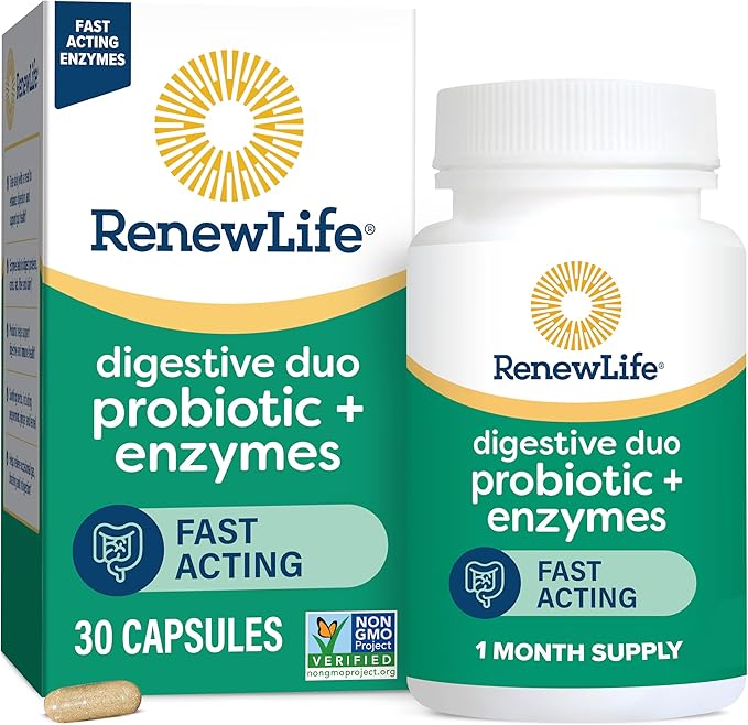 Renew Life Women's Probiotic Capsules Supports Vaginal Urinary Digestive and Immune Health L. Rhamnosus GG Dairy Soy and gluten-free 25 Billion CFU 50 Count