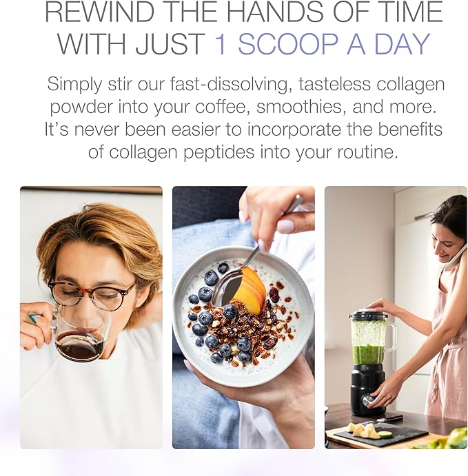 YOUN Beauty Supplemental Collagen Powder by Holistic Plastic Surgeon Dr. Anthony Youn 30 Servings (Unflavored) – Fortigel Fortibone &amp Verisol Multi-Collagen Peptides for Skin Health